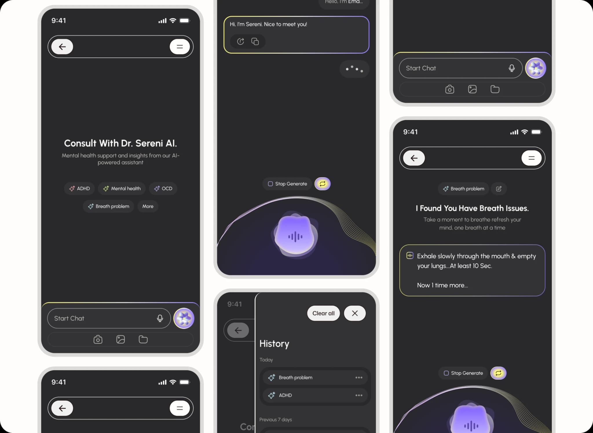 sereni mind mobile layout