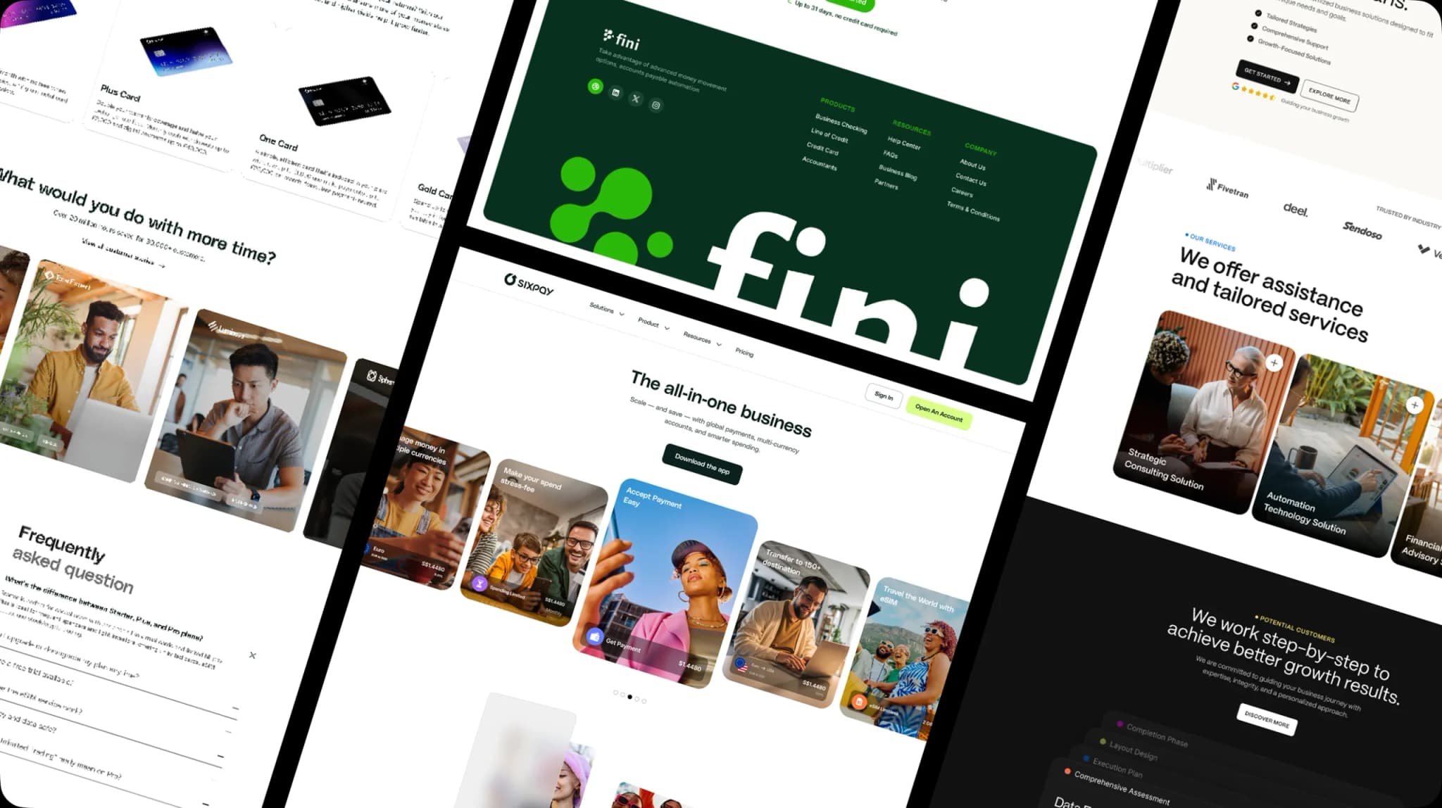 service hero section